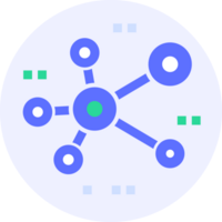 connect network modern icon illustration png