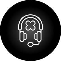 música auriculares vector icono