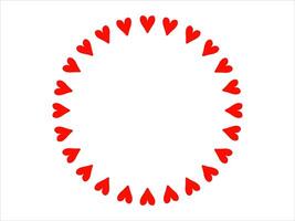 Frame Heart Background Valentines Day vector