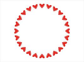 Frame Heart Background Valentines Day vector