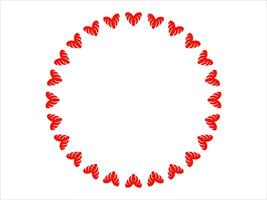 Frame Heart Background Valentines Day vector