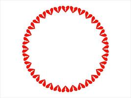 Heart Frame Background Valentine Day vector