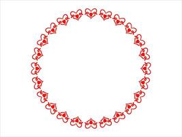 Frame Heart Background Valentines Day vector