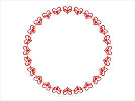 Frame Heart Background Valentines Day vector