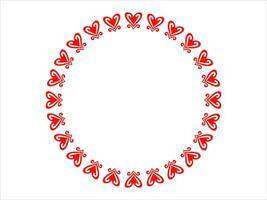 Frame Heart Background Valentines Day vector