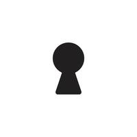 keyhole icon vector