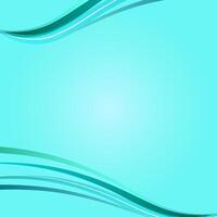 Abstract blue background with wavy lines. Vector illustration for your design