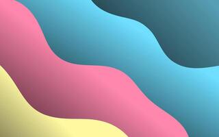 background with colorful wavy lines vector