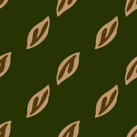 Elegant vector pattern with green foliage.