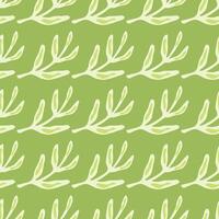 Elegant seamless leaf pattern. vector
