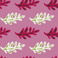 Botanical seamless backdrop featuring foliage. vector