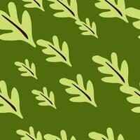 Elegant seamless leaves pattern. vector