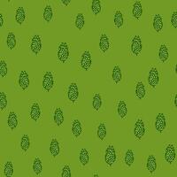 Artistic tree and foliage illustration in a repeating pattern. vector