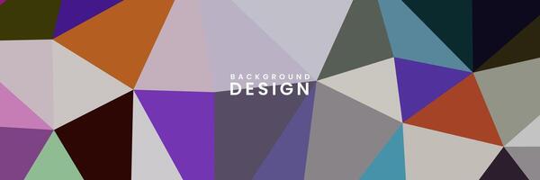 abstract elegant background with triangles and classic vibrant color vector