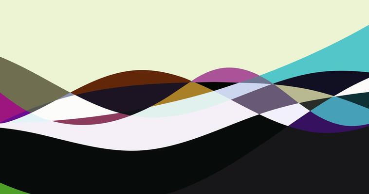 abstract elegant curve background with classic vibrant color