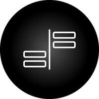 Horizontal Alignment Vector Icon