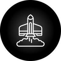 Rocket Launch Vector Icon