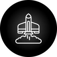 Rocket Launch Vector Icon