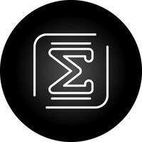 Summation Vector Icon
