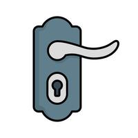 door handle icon vector design template simple and modern