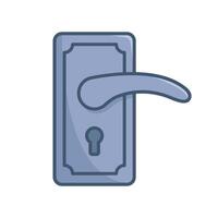 door handle icon vector design template simple and modern