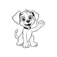 perro dibujos animados imágenes, arte, diseño vector