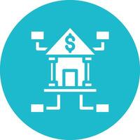 Banking Network Vector Icon