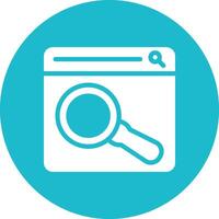 Web Search Vector Icon