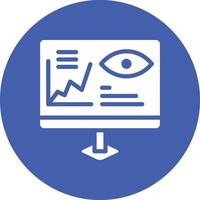 Monitoring Analytics Vector Icon