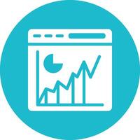 Website Statistics Vector Icon