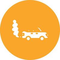 Car Pollution Vector Icon