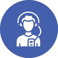 Listening Music Vector Icon