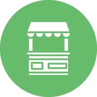 Food Stand Vector Icon