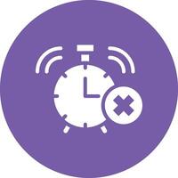 Remove Alarm Vector Icon