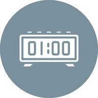 Digital Clock Vector Icon