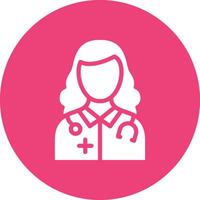 Female Doctor Vector Icon