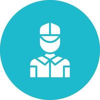 Delivery Man Vector Icon