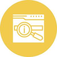 Website Search Vector Icon