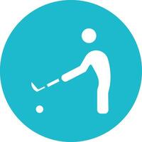 hockey jugador vector icono