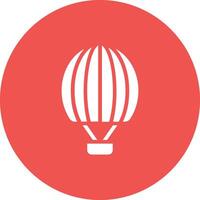 icono de vector de globo de aire caliente