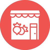 Vegetable Shop Vector Icon