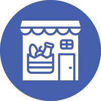 Groceries Store Vector Icon