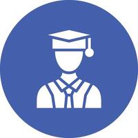 masculino graduado vector icono