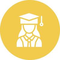 Female Graduate Vector Icon