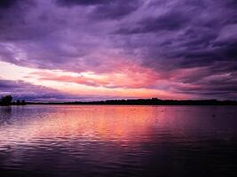 lago chiemsee en Baviera foto