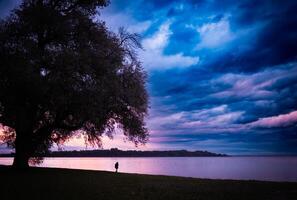 lago chiemsee en Baviera foto