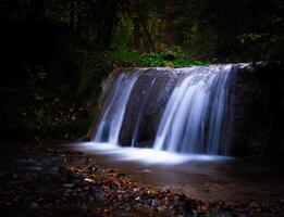 Waterfall long exposure photo