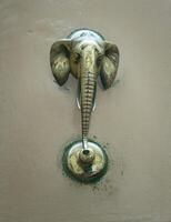 Intricate Elephant Door Knocker photo