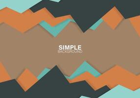 Minimalist abstract colorful paper style background. Vector illustration.