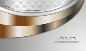 Luxury curved stripes background. vector
